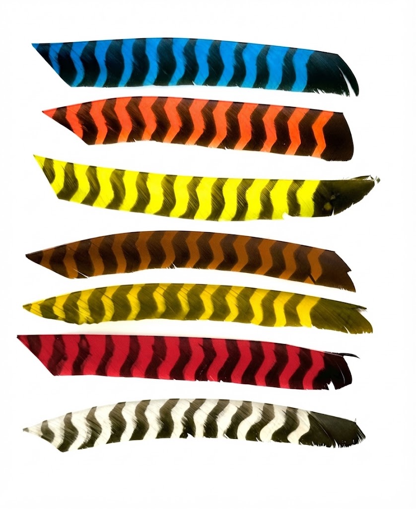 TrueFlight Full Length Feathers - Left/Right Wing - Barred Color