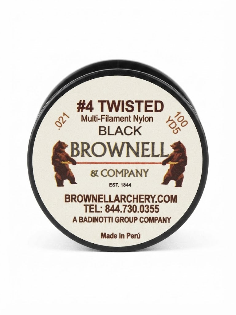 Brownell #4 Black Nylon Serving Jig Spool Bowstring Material