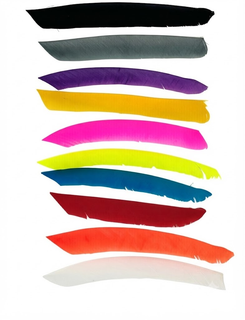 TrueFlight Full Length Feathers - Left/Right Wing - Solid Color