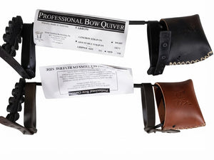 Great Northern Adjustable Bow Quiver with Rubber strap on Left Hand Only