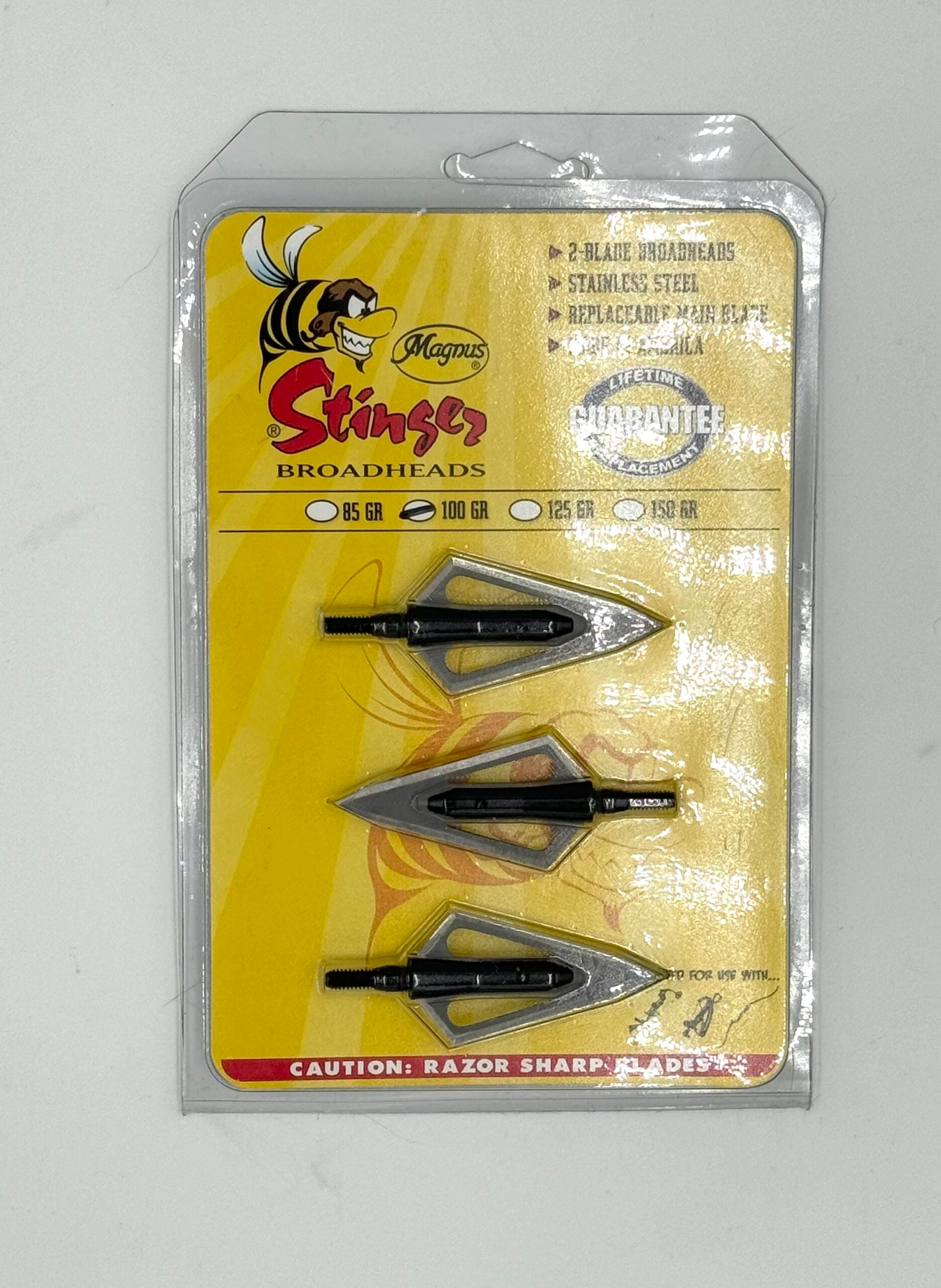 Magnus Stinger 2 Blade Broadheads - 100 Grain, 125 Grain & 150 Grain