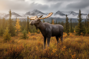 Real Wild 3D Yukon Moose