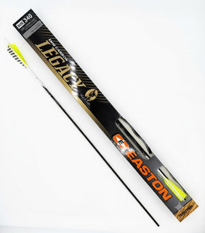 Easton Legacy 5MM Fred Eichler Edition Carbon Fletched Arrows - 6-pack - 340, 400, 500, 600, 700