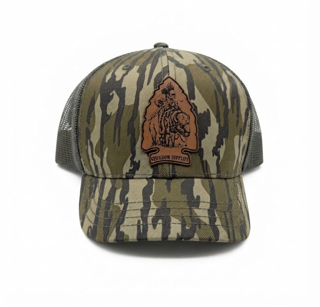 Mossy Oak Bottomland Mesh Back Short Bill Bowhunter Hat