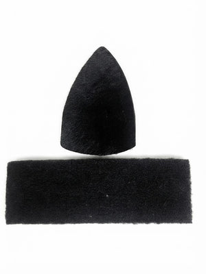 Calf Hair Side Plate With Rug Premium Rug Rest, For Both Recurves & Longbows