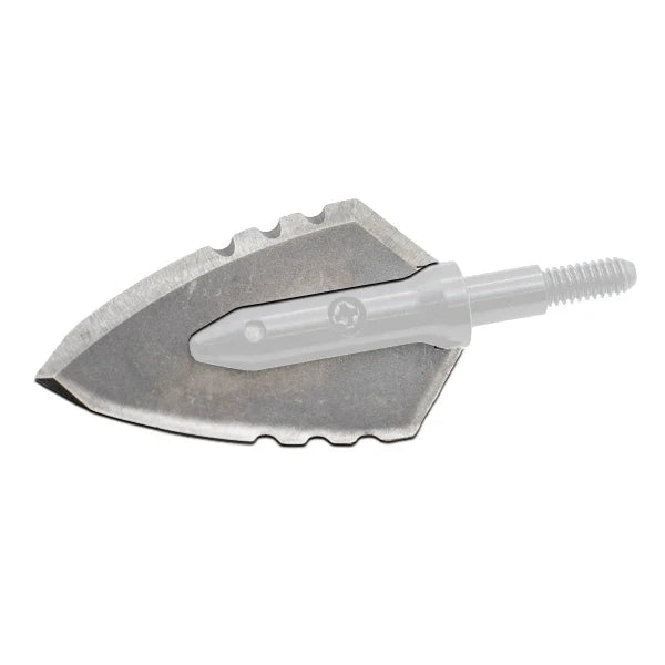 Single Bevel Buzzcut 2-Blade Broadhead Replacement Blades 3-Pack